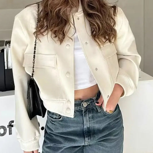 Woman Bomber Jacket Coat